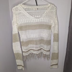 O&O crochet fringe top